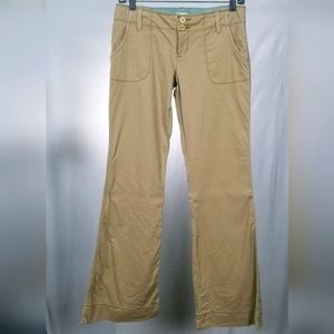 Low Rise Flare Vintage Y2K Khaki Tan Pants Mossimo Size 3